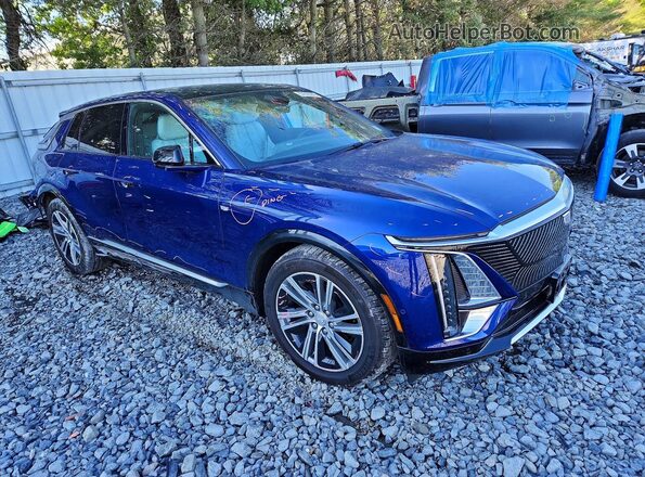 1GYKPPRL4RZ111213 2024 CADILLAC OTHER Blue Delantero derecho