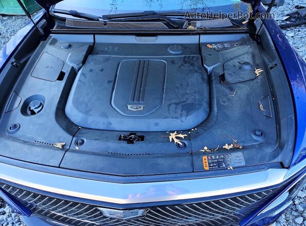 1GYKPPRL4RZ111213 2024 CADILLAC OTHER Blue Vista del compartimento del motor