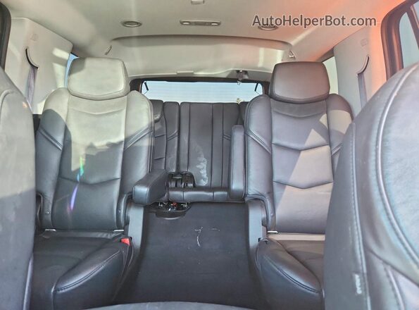 1GYS3AKJ7GR431575 2016 CADILLAC ESCALADE Black Հետևի նստատեղերի տեսք