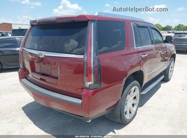 1GYS3BKJ7JR224911 2018 CADILLAC ESCALADE Burgundy Rear right