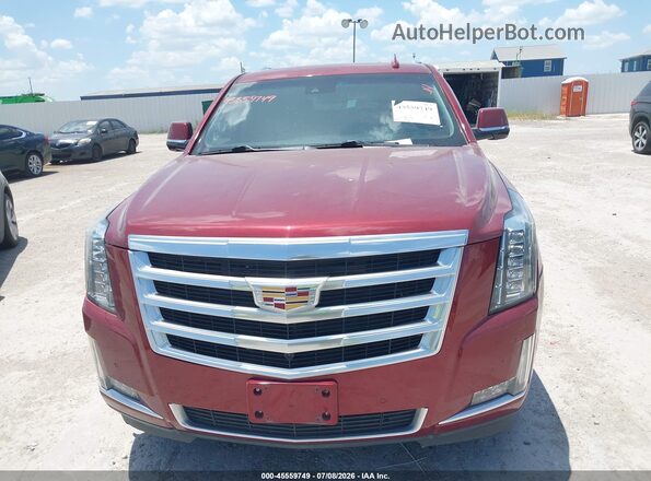 1GYS3BKJ7JR224911 2018 CADILLAC ESCALADE Burgundy Front view