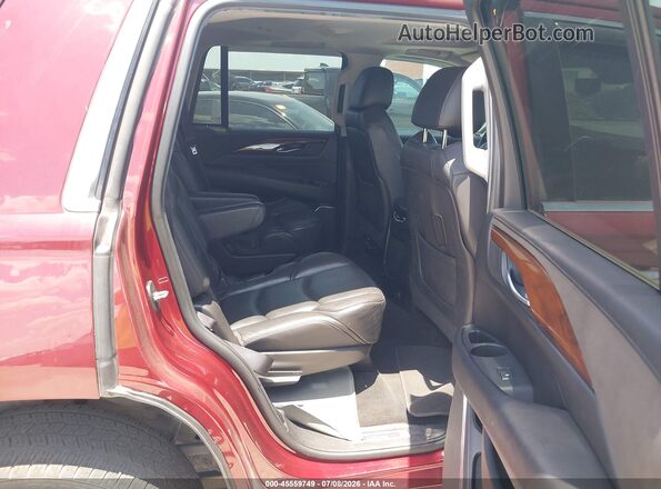 1GYS3BKJ7JR224911 2018 CADILLAC ESCALADE Burgundy VIN sticker view