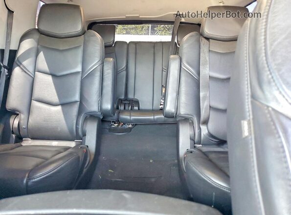 1GYS3BKJ8JR110660 2018 CADILLAC ESCALADE Black უკანა სავარძლების ხედი