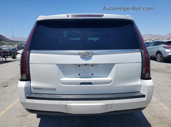 1GYS3BKJ9GR142509 2016 CADILLAC ESCALADE White უკანა ხედი