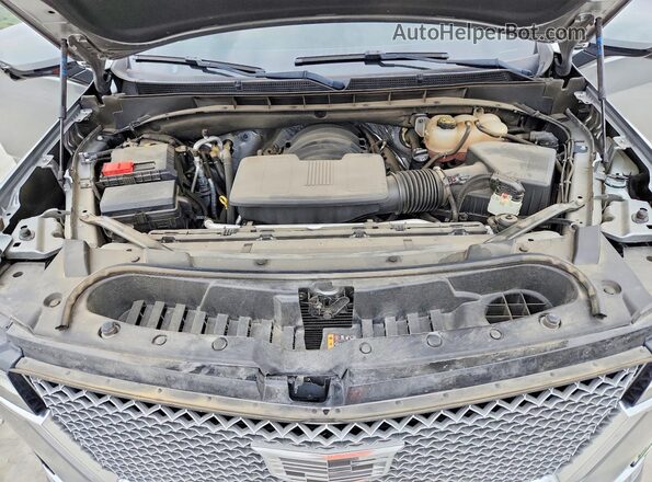 1GYS3BKL0PR235341 2023 CADILLAC ESCALADE Silver Widok komory silnika