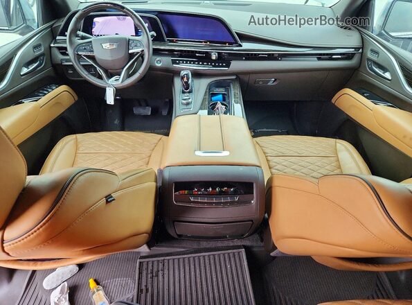 1GYS3BKL0PR235341 2023 CADILLAC ESCALADE Silver Widok deski rozdzielczej