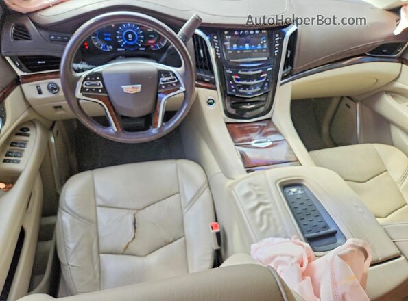 1GYS3CKJ2GR248869 2016 CADILLAC ESCALADE Brown Widok deski rozdzielczej