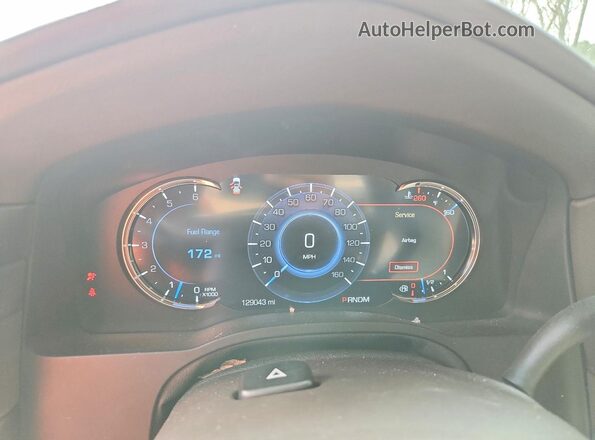 1GYS3CKJ2GR248869 2016 CADILLAC ESCALADE Brown Widok zestawu wskaźników
