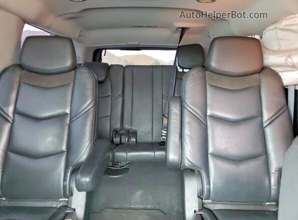 1GYS3GKJ4LR194847 2020 CADILLAC ESCALADE Black Vista de los asientos traseros