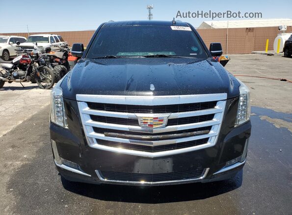 1GYS3GKJ7JR291635 2018 CADILLAC ESCALADE Black VIN კოდის სტიკერის ხედი