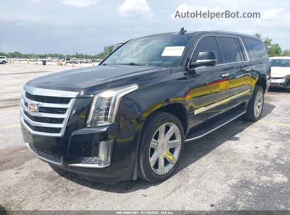1GYS3HKJ7GR257029 2016 CADILLAC ESCALADE Black Vista tres cuartos delantera izquierda