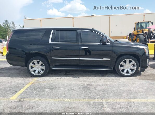1GYS3HKJ7GR257029 2016 CADILLAC ESCALADE Black Vista interior trasera