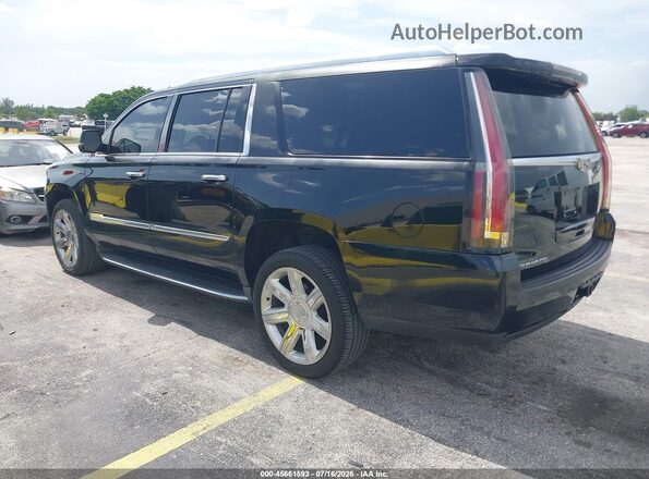 1GYS3HKJ7GR257029 2016 CADILLAC ESCALADE Black Trasero izquierdo