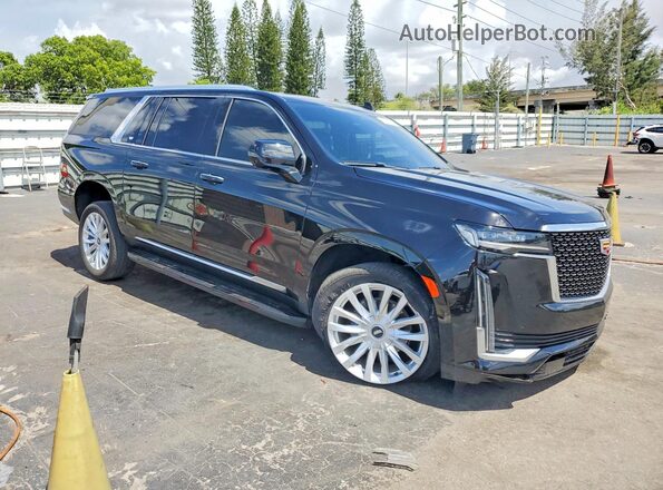 1GYS3JKL4RR322852 2024 CADILLAC ESCALADE Black Przód prawy