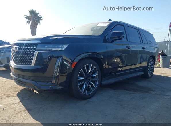 1GYS3LKL9MR225960 2021 CADILLAC ESCALADE Black Przód lewy