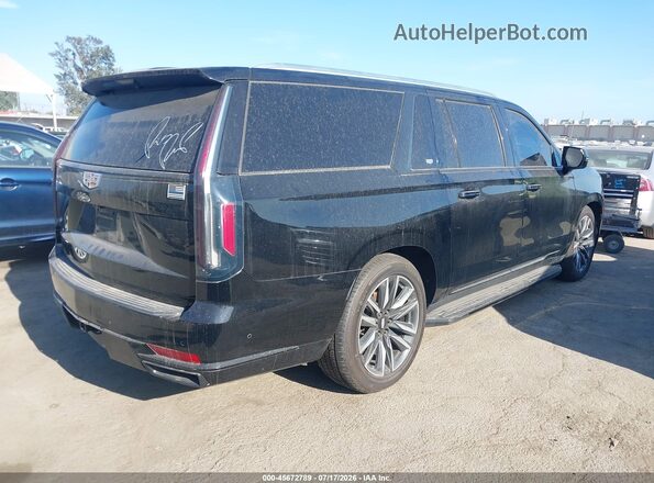 1GYS3LKL9MR225960 2021 CADILLAC ESCALADE Black Tył prawy