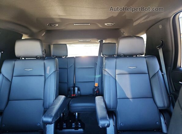 1GYS4AKL1PR558806 2023 CADILLAC ESCALADE Черный Вид задних сидений