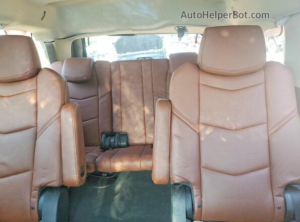 1GYS4BKJ2GR302792 2016 CADILLAC ESCALADE Black Rear seats view