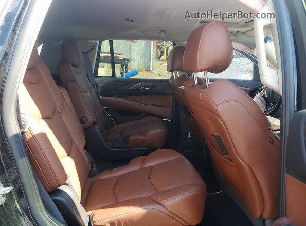 1GYS4BKJ2GR302792 2016 CADILLAC ESCALADE Black Rear interior view