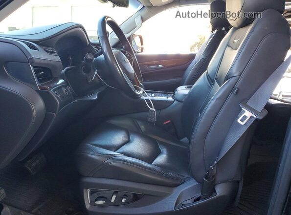 1GYS4BKJ2LR107690 2020 CADILLAC ESCALADE Black წინა სალონის ხედი