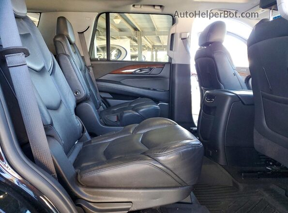 1GYS4BKJ2LR107690 2020 CADILLAC ESCALADE Black უკანა სალონის ხედი