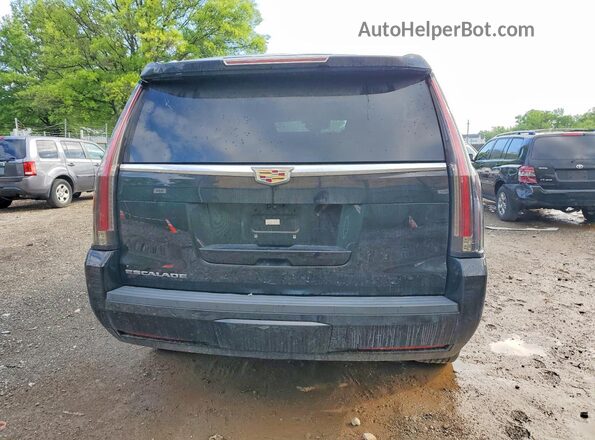 1GYS4BKJ2LR274258 2020 CADILLAC ESCALADE Black უკანა ხედი