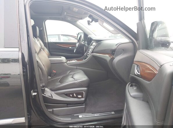 1GYS4BKJ4LR187459 2020 CADILLAC ESCALADE Black წინა სალონის ხედი