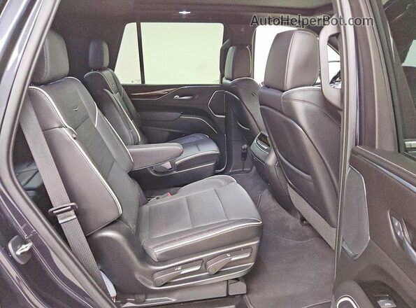 1GYS4BKL0PR317986 2023 CADILLAC ESCALADE Charcoal Widok wnętrza z tyłu