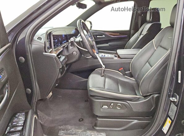 1GYS4BKL0PR317986 2023 CADILLAC ESCALADE Charcoal Widok wnętrza z przodu