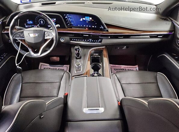1GYS4BKL0PR317986 2023 CADILLAC ESCALADE Charcoal Widok deski rozdzielczej