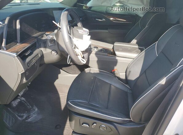 1GYS4BKL5PR533834 2023 CADILLAC ESCALADE White Widok wnętrza z przodu