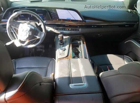 1GYS4BKL5PR533834 2023 CADILLAC ESCALADE White Widok deski rozdzielczej
