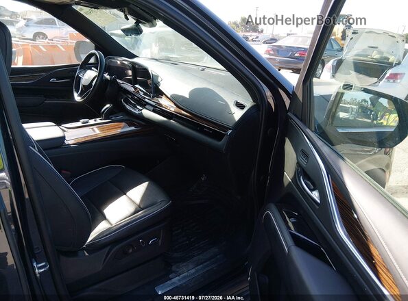 1GYS4BKL6PR263786 2023 CADILLAC ESCALADE Gray წინა სალონის ხედი