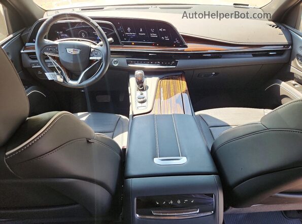 1GYS4BKLXRR358693 2024 CADILLAC ESCALADE Gray წინა პანელის ხედი