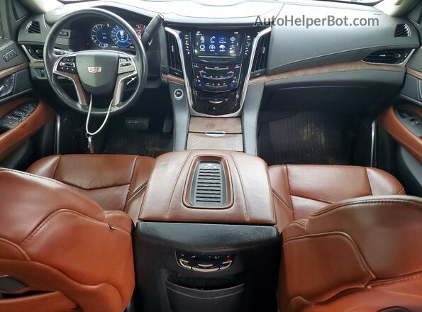 1GYS4CKJ1JR330693 2018 CADILLAC ESCALADE White Dashboard view