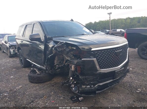 1GYS4CKLXPR398890 2023 CADILLAC ESCALADE Black Widok z przodu