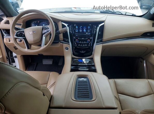1GYS4DKJ0LR143423 2020 CADILLAC ESCALADE White Առջևի վահանակի տեսք