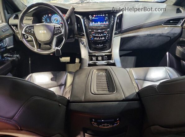 1GYS4DKJ1JR397476 2018 CADILLAC ESCALADE Черный Вид панели приборов
