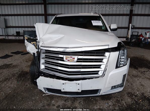 1GYS4DKJ4GR195675 2016 CADILLAC ESCALADE Белый Вид задней части салона