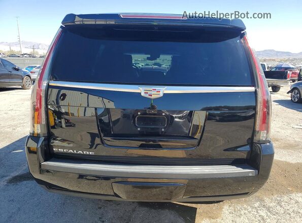 1GYS4DKJ5HR373319 2017 CADILLAC ESCALADE Black Հետևի տեսք