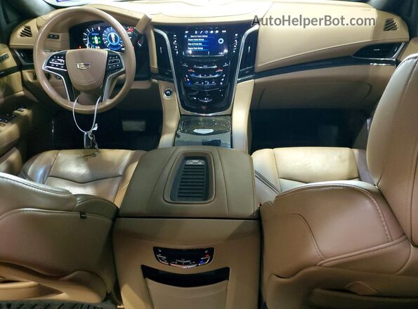 1GYS4DKJ5JR206237 2018 CADILLAC ESCALADE Black Առջևի վահանակի տեսք