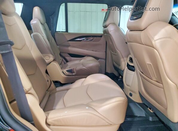 1GYS4DKJ5JR206237 2018 CADILLAC ESCALADE Black Հետևի նստատեղերի տեսք