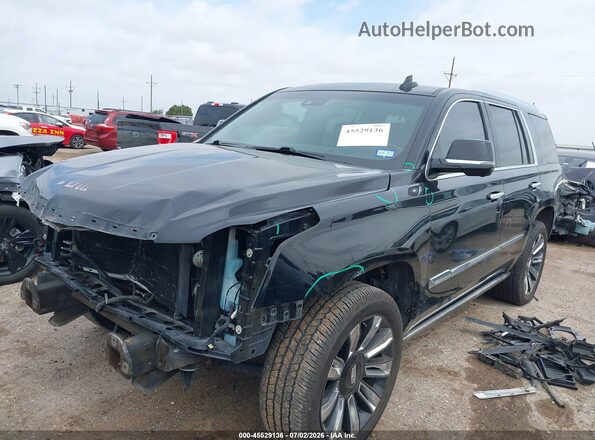 1GYS4DKJ7JR220205 2018 CADILLAC ESCALADE Black Передня ліва чверть
