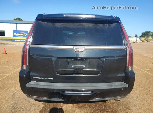 1GYS4DKJ7JR301835 2018 CADILLAC ESCALADE Черный Вид сзади