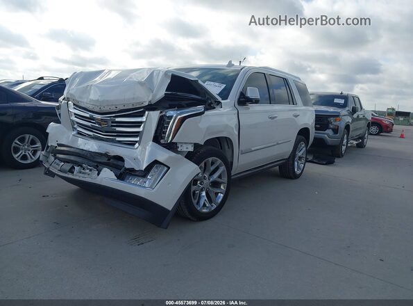 1GYS4DKJ7LR252722 2020 CADILLAC ESCALADE White წინა მარცხენა ხედი სამი მეოთხედიდან