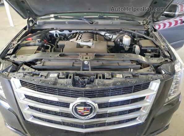 1GYS4DKJ9GR215712 2016 CADILLAC ESCALADE Black Vista del compartimento del motor