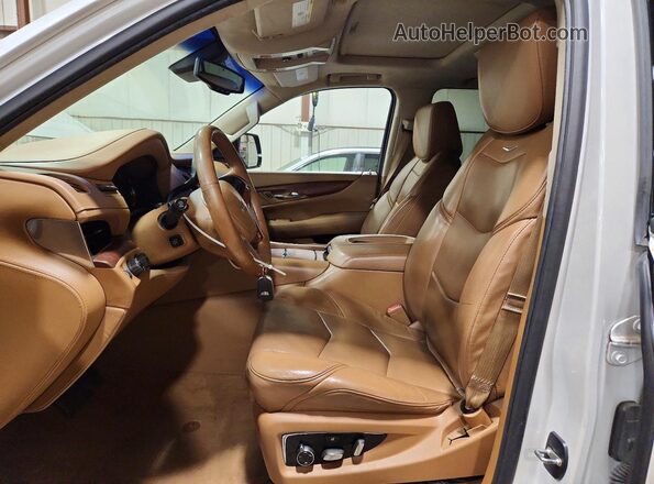 1GYS4DKJXGR149767 2016 CADILLAC ESCALADE White Front interior view
