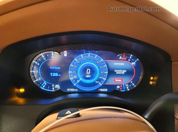 1GYS4DKJXGR149767 2016 CADILLAC ESCALADE White Instrument cluster view