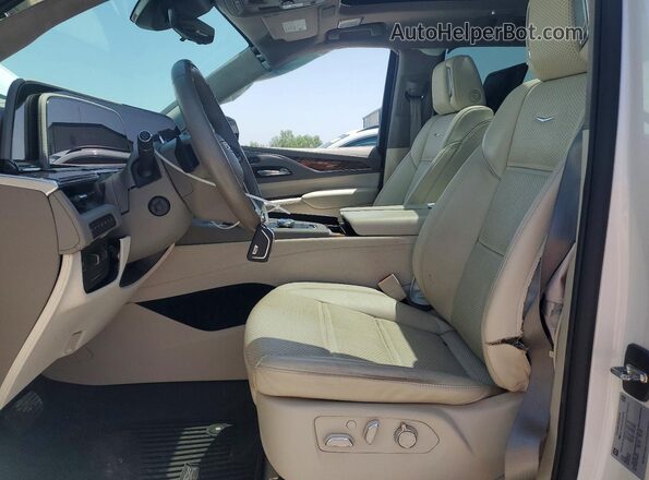 1GYS4DKL6RR282708 2024 CADILLAC ESCALADE White Widok wnętrza z przodu