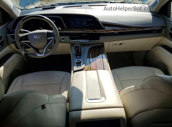 1GYS4DKL9PR200645 2023 CADILLAC ESCALADE Beige Widok deski rozdzielczej